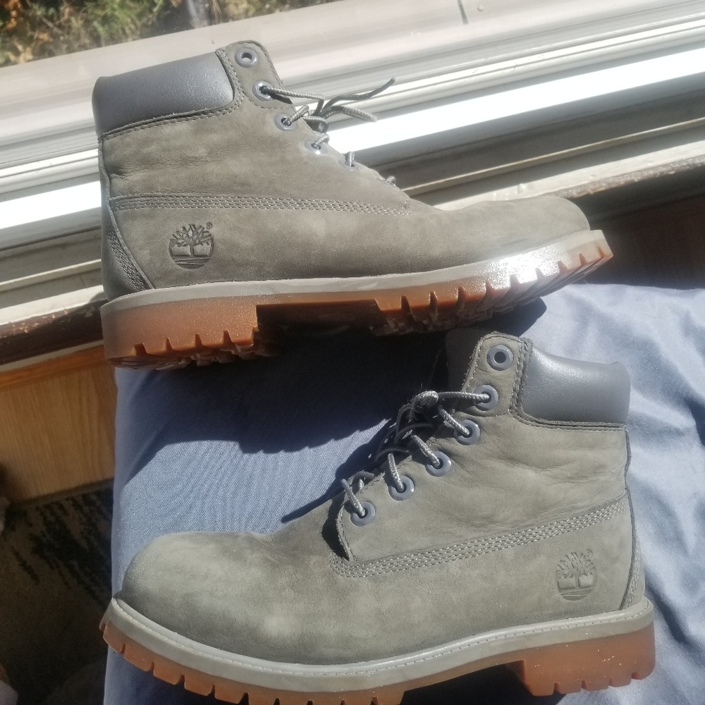 Military green Timberlands